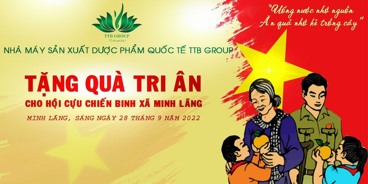 TTB GROUP TẶNG QUÀ TRI ÂN CHO HỘI CỰU CHIẾN BINH VÀ GIA ĐÌNH CÓ HOÀN CẢNH ĐẶC BIỆT KHÓ KHĂN XÃ MINH LÃNG
