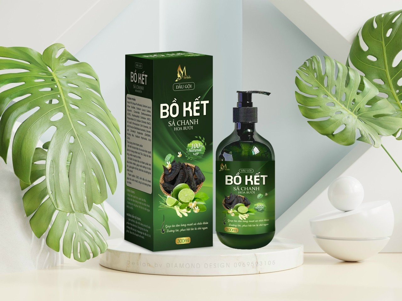 DẦU GỘI BỒ KẾT SẢ CHANH HOA BƯỞI - MÓN QUÀ TỪ THIÊN NHIÊN