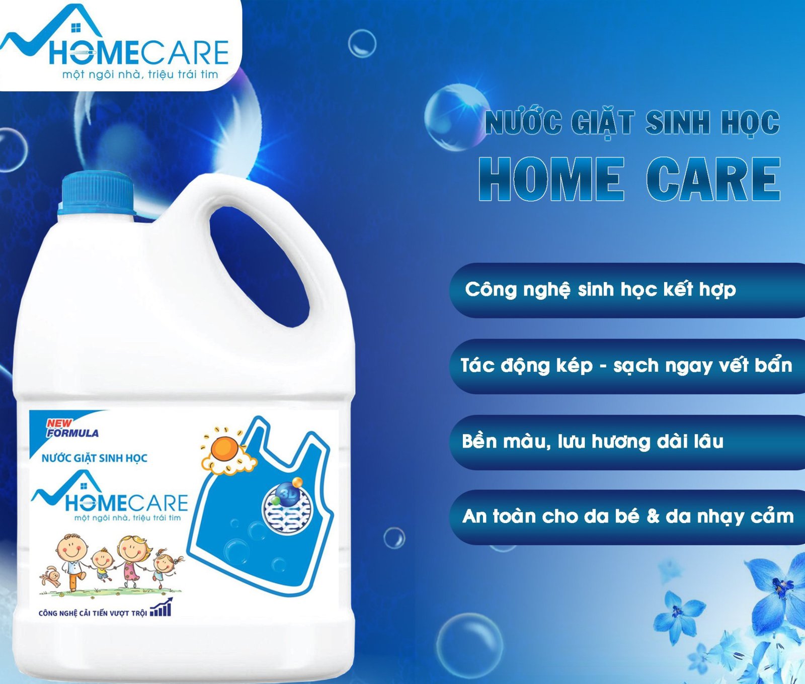 NHỮNG ƯU ĐIỂM CỦA NƯỚC GIẶT SINH HỌC TRONG GIẶT MÁY