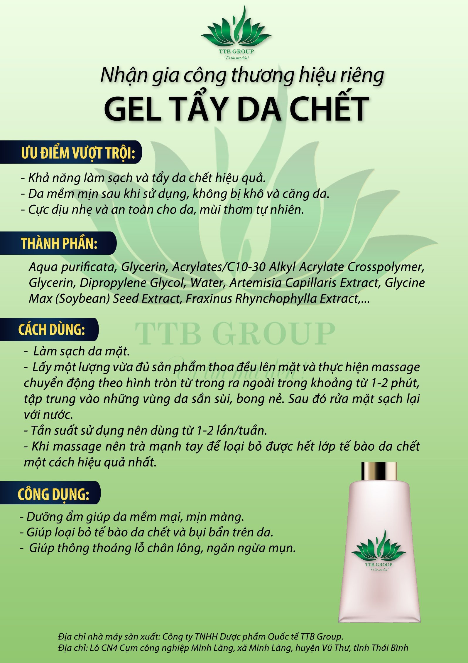 Gel Tẩy Da Chết